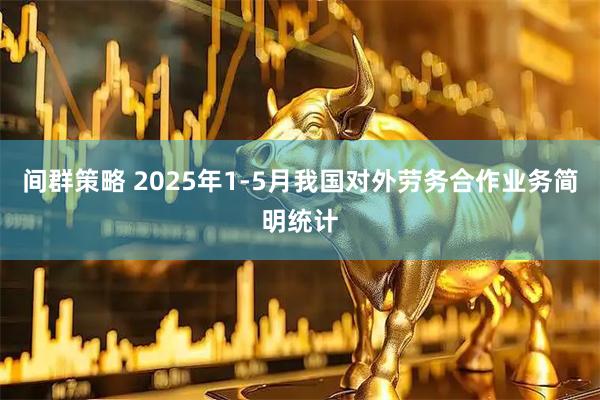 间群策略 2025年1-5月我国对外劳务合作业务简明统计